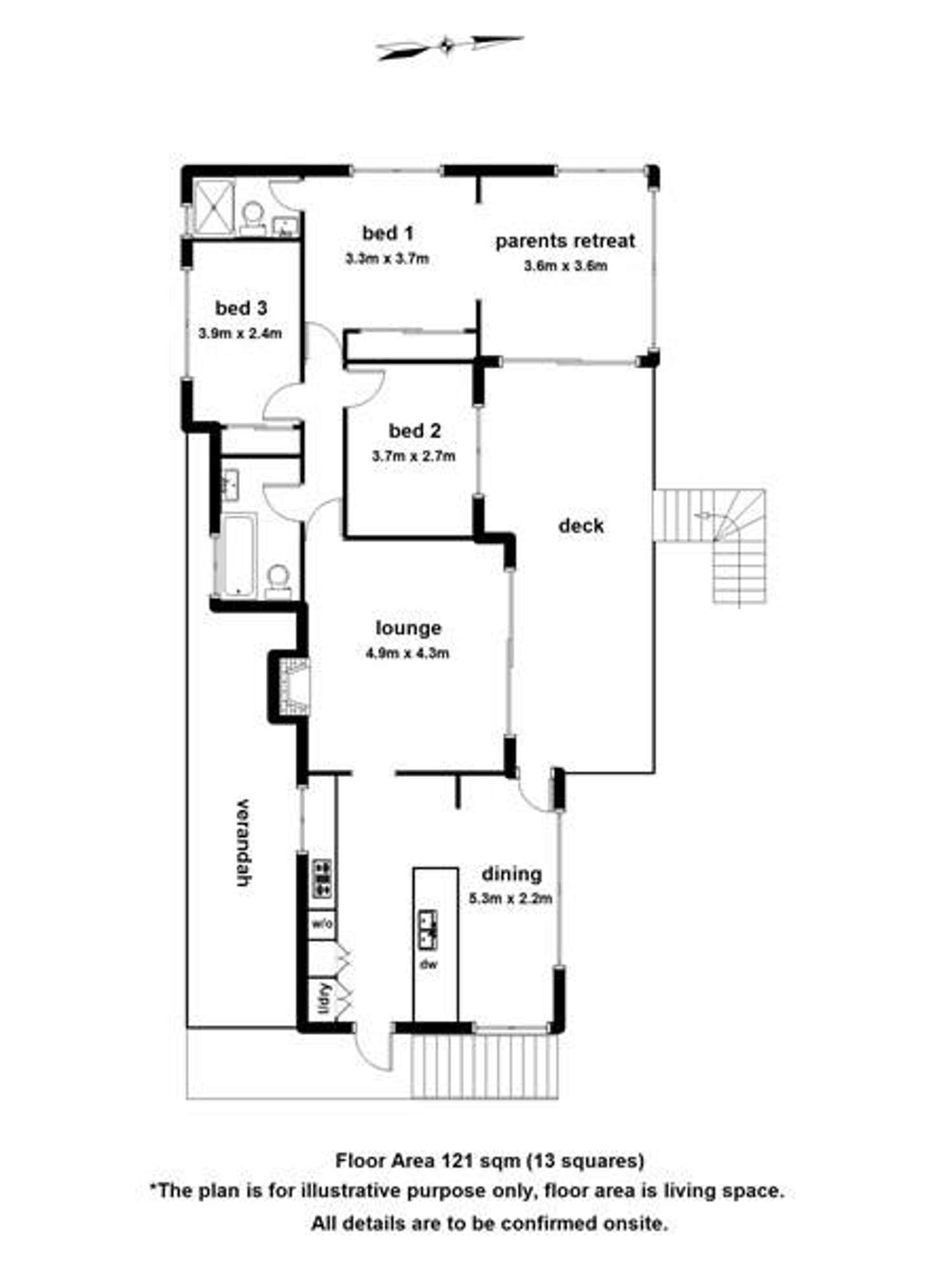 Floorplan of Homely house listing, 34 Ropley Grange, Upwey VIC 3158