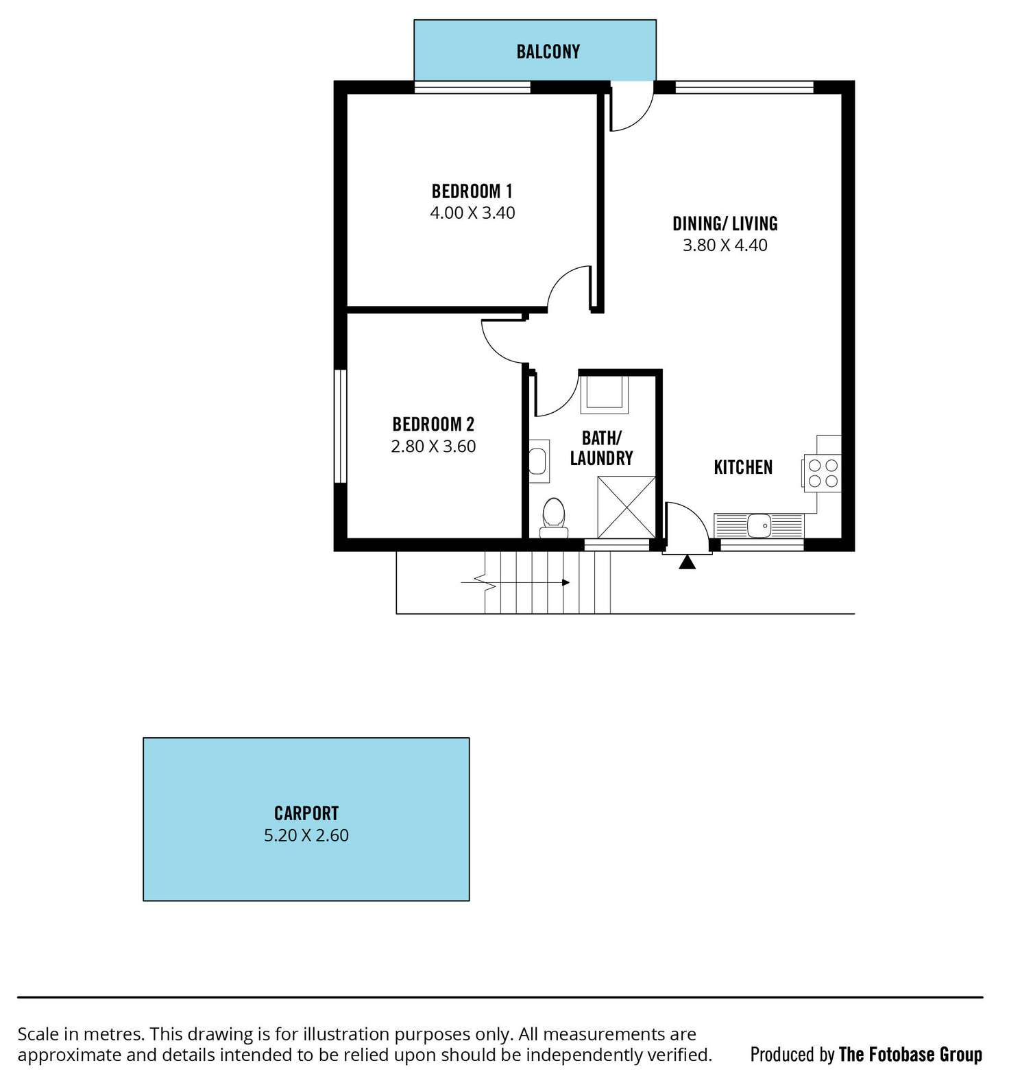 Floorplan of Homely unit listing, 4/152 Sturt Road, Warradale SA 5046