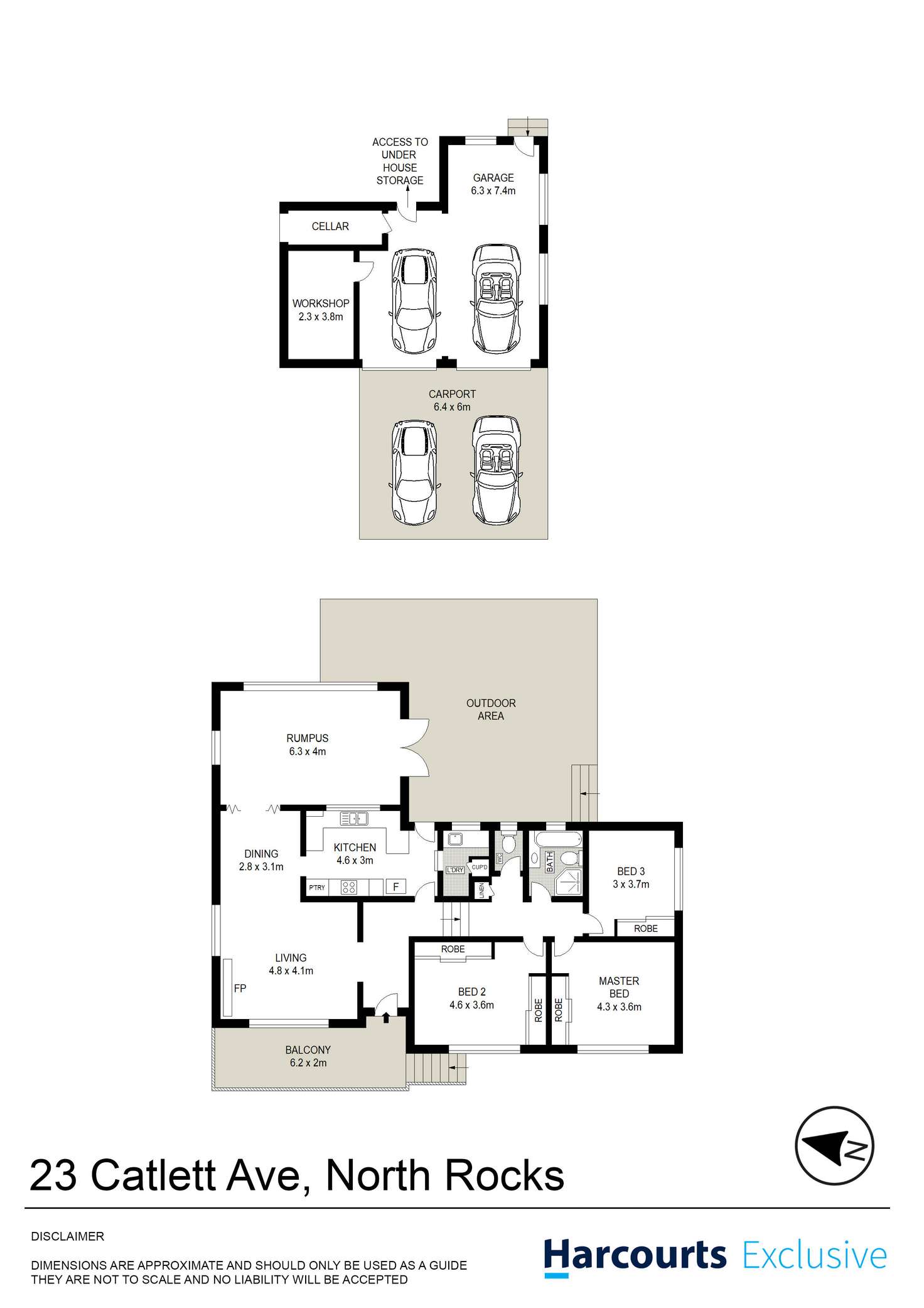 Floorplan of Homely house listing, 23 Catlett Avenue, North Rocks NSW 2151