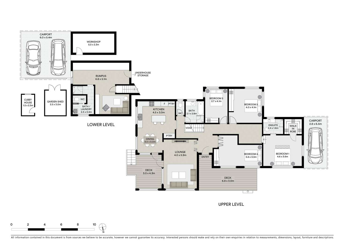 Floorplan of Homely house listing, 10 Murfet Crescent, Devonport TAS 7310