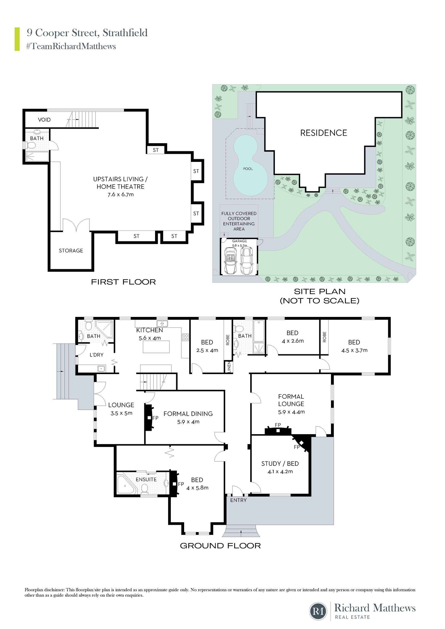 Floorplan of Homely house listing, 9 Cooper Street, Strathfield NSW 2135