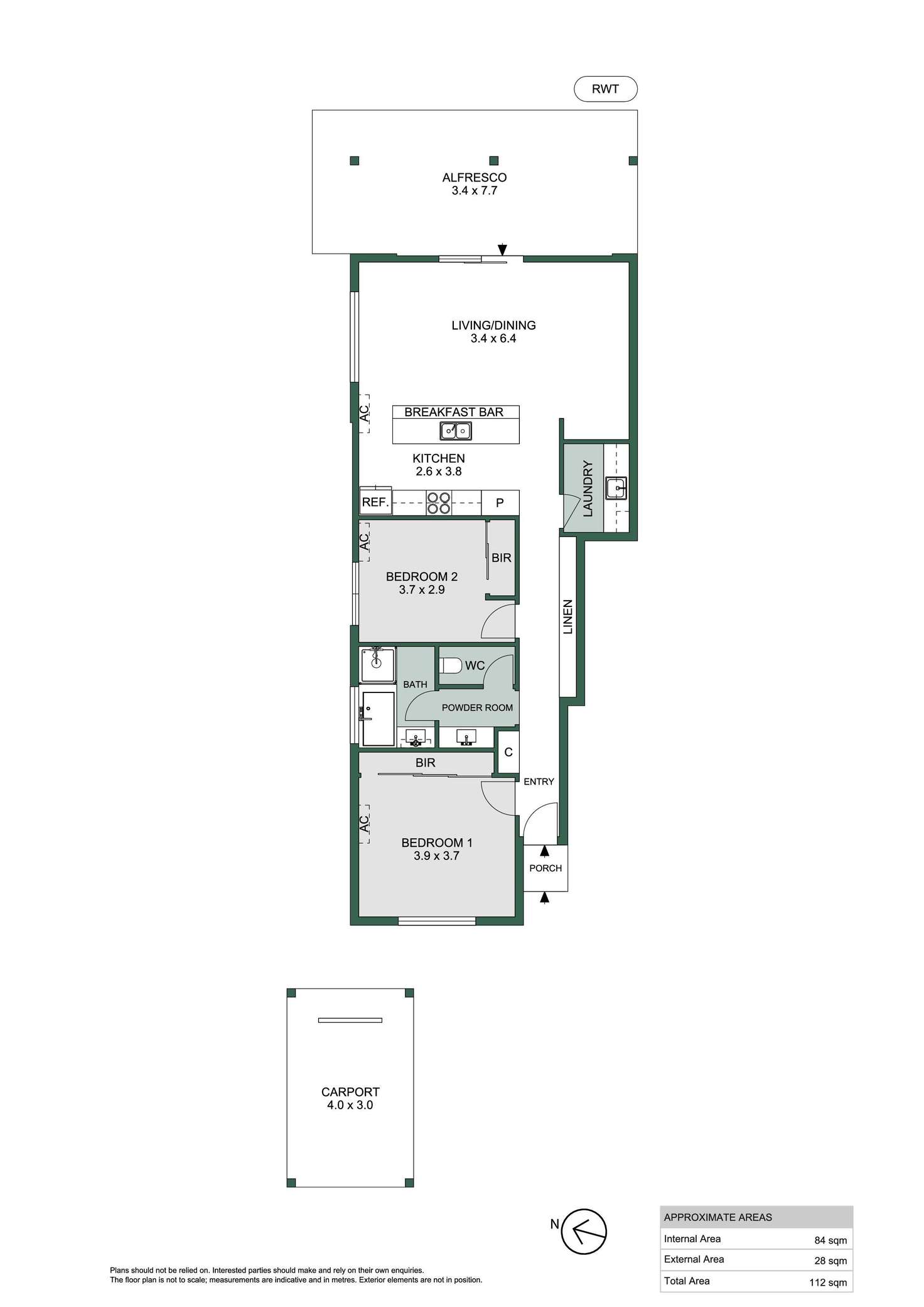 Floorplan of Homely unit listing, 15/12 Briar Road, Felixstow SA 5070