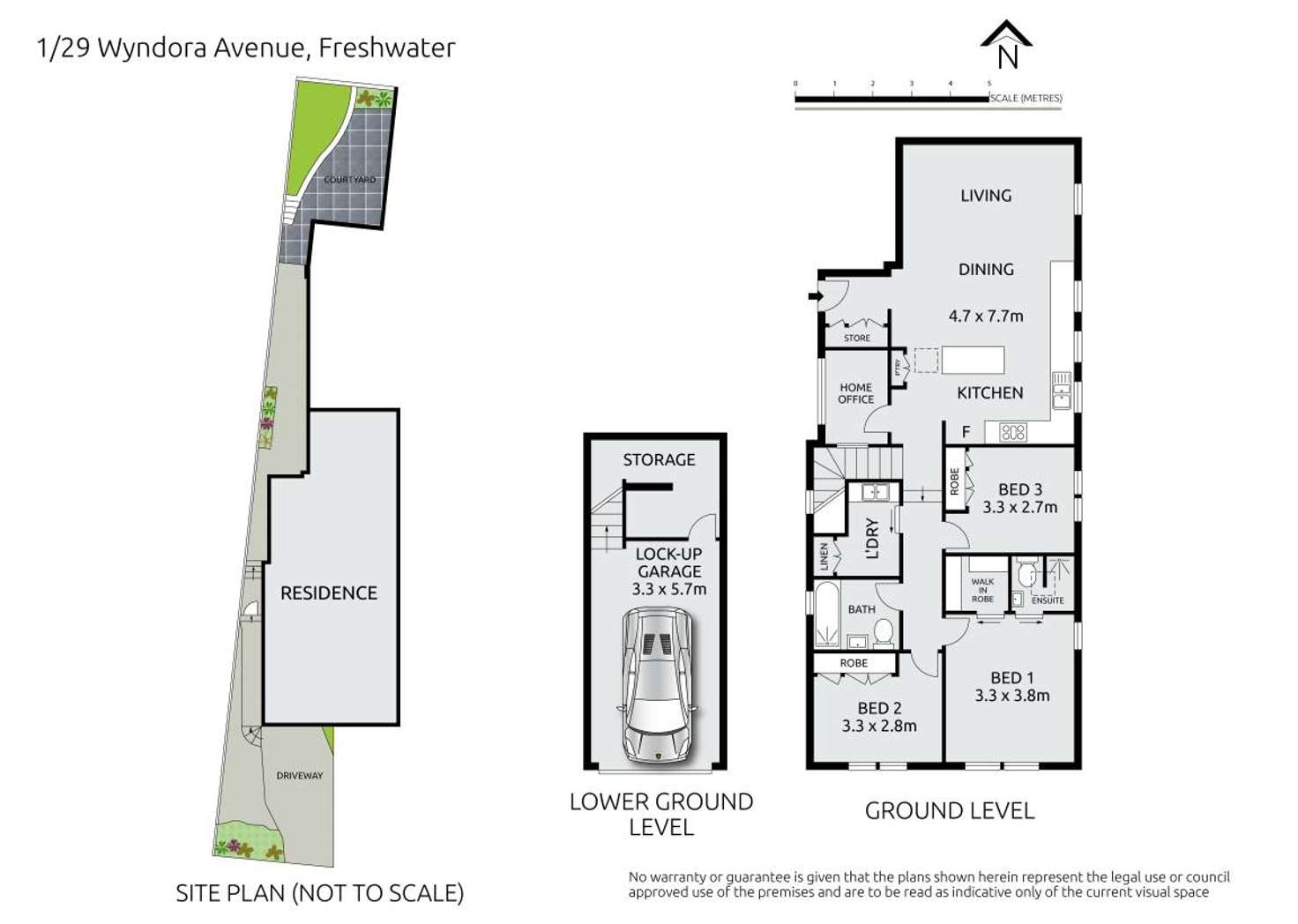 Floorplan of Homely house listing, 1/29 Wyndora Avenue, Freshwater NSW 2096