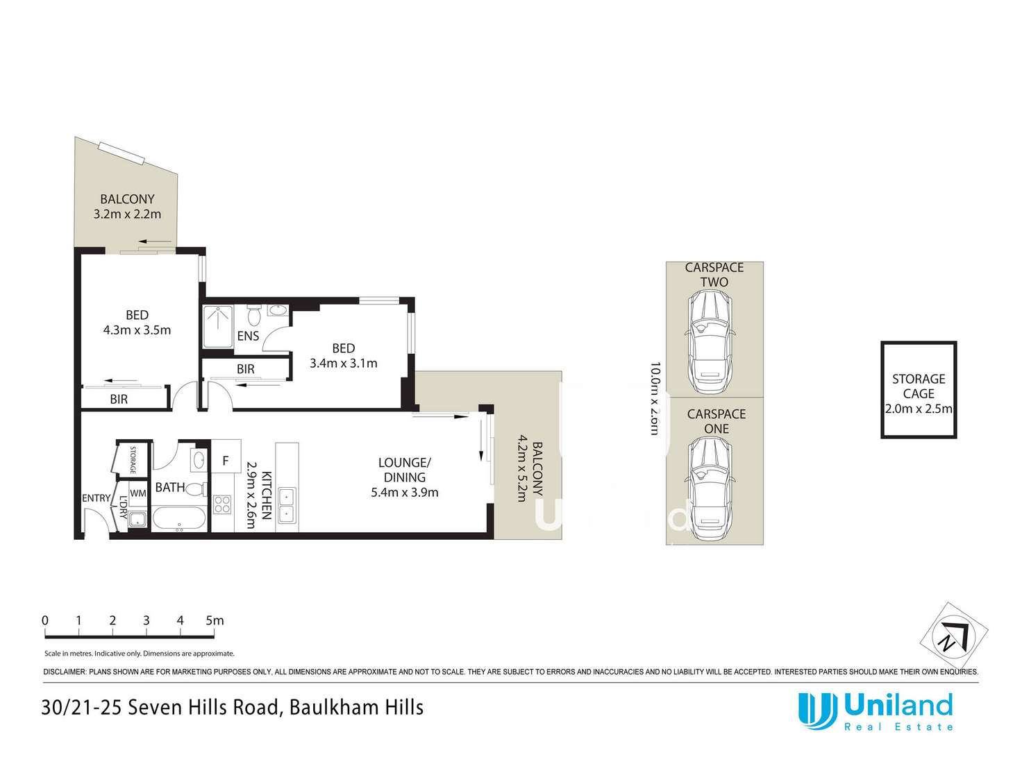 Floorplan of Homely apartment listing, 30/21-25 Seven Hills Road, Baulkham Hills NSW 2153