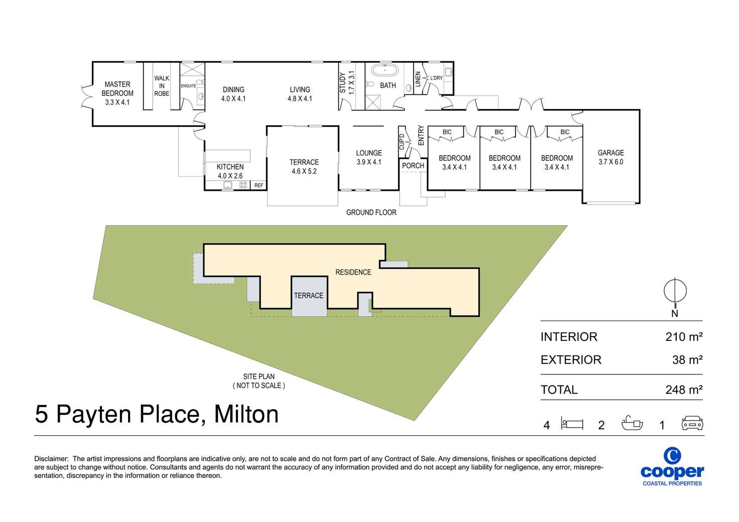 Floorplan of Homely house listing, 5 Payten Avenue, Milton NSW 2538