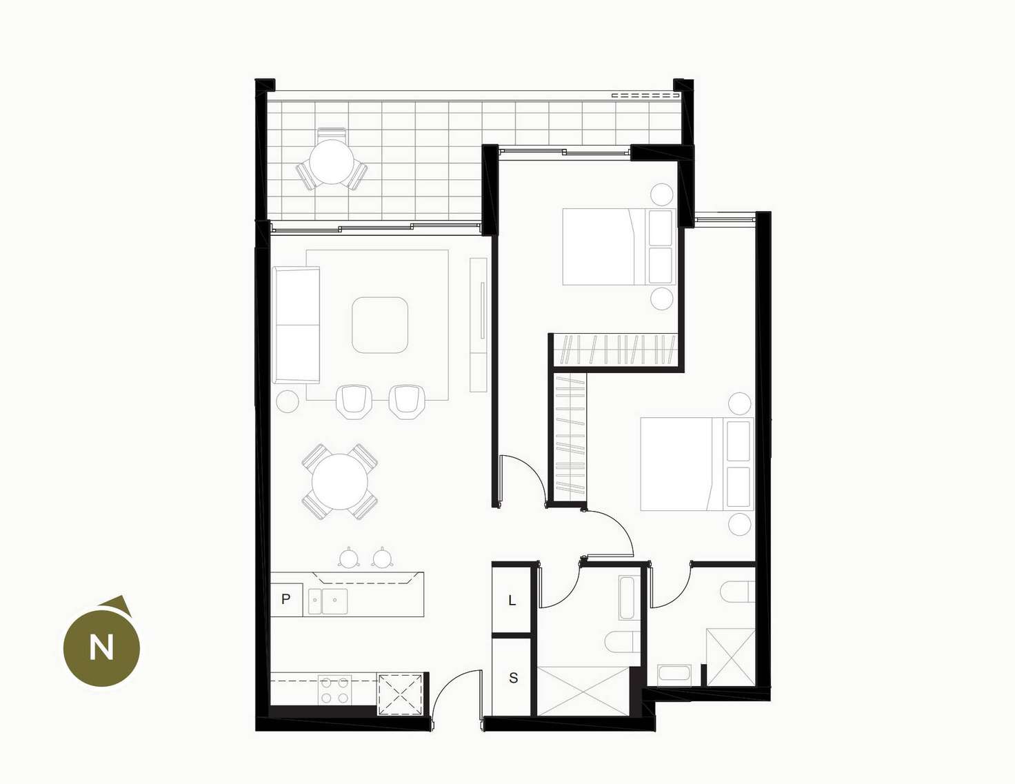 Floorplan of Homely apartment listing, 212/1 Josue Crescent, Schofields NSW 2762