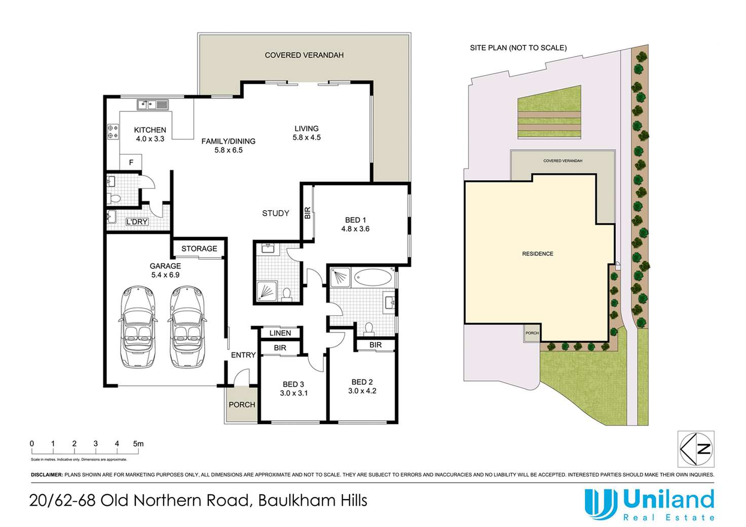 Floorplan of Homely townhouse listing, 20/62-68 Old Northern Road, Baulkham Hills NSW 2153