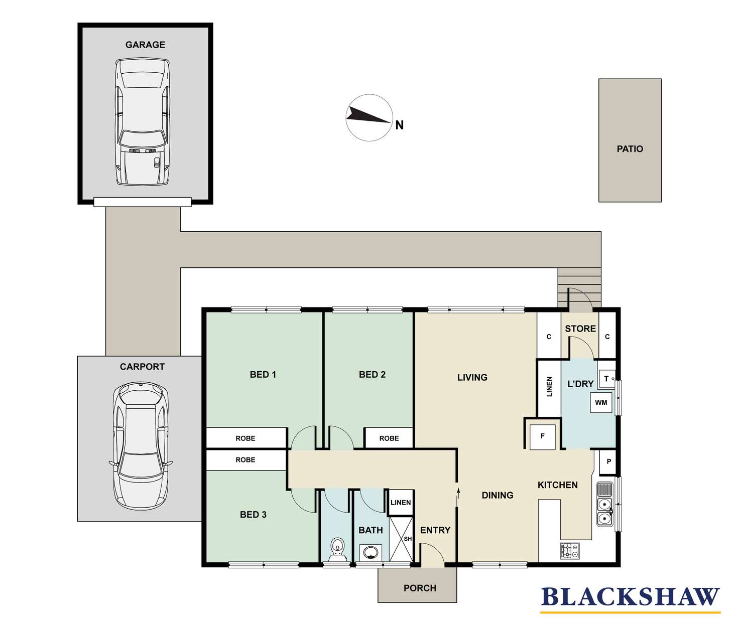 Floorplan of Homely house listing, 16 Aurora Close, Mawson ACT 2607