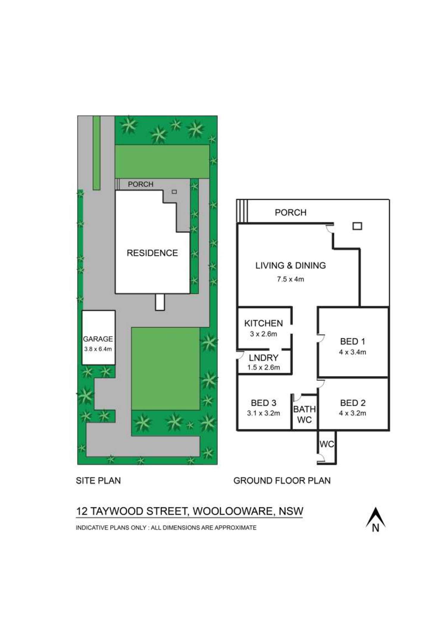 Floorplan of Homely house listing, 12 Taywood Street, Woolooware NSW 2230