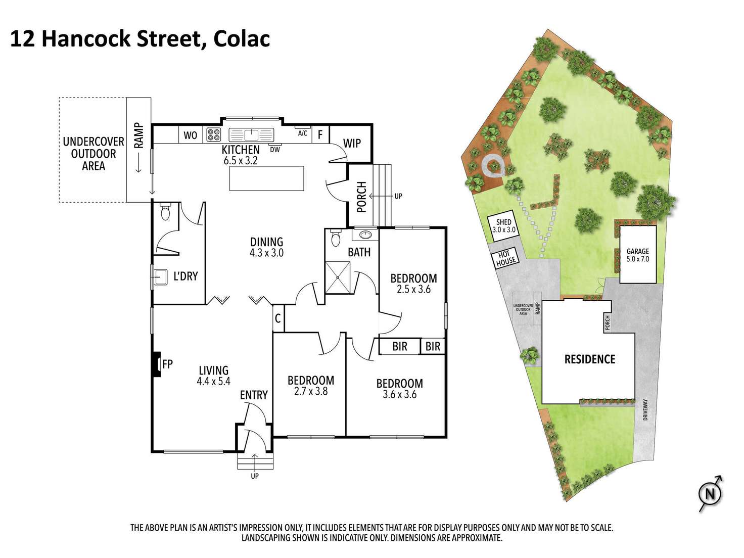 Floorplan of Homely house listing, 12 Hancock Street, Colac VIC 3250