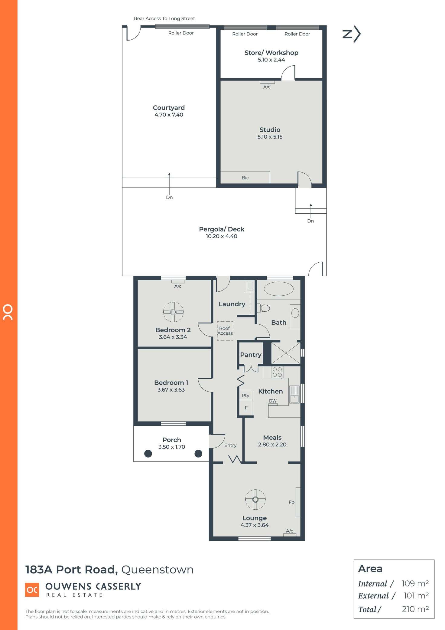 Floorplan of Homely house listing, 183A Port Road, Queenstown SA 5014