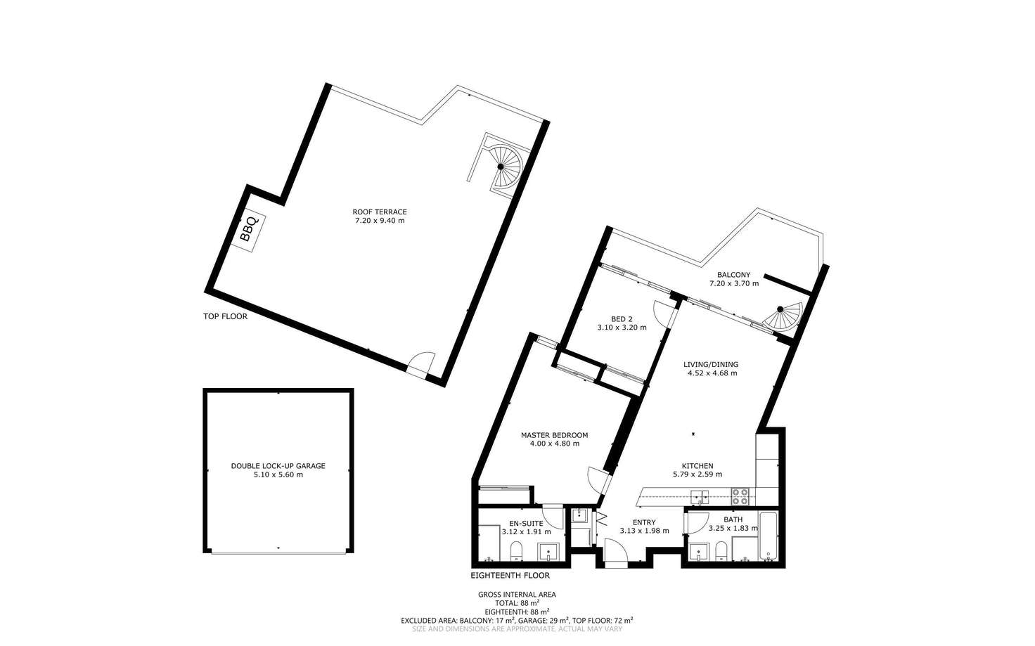 Floorplan of Homely apartment listing, 1806/7-9 Gibbons Street, Redfern NSW 2016