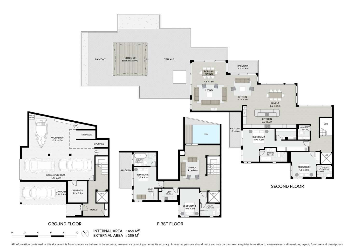 Floorplan of Homely apartment listing, 6/15 Cliff Avenue, Avoca Beach NSW 2251