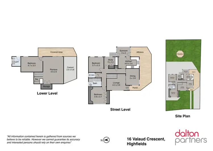 Floorplan of Homely house listing, 16 Valaud Crescent, Highfields NSW 2289