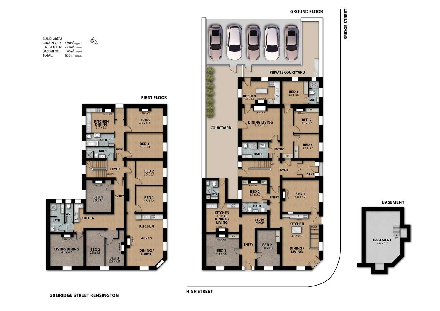 Floorplan of Homely blockOfUnits listing, 36 High Street, Kensington SA 5068