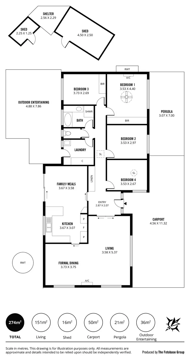 Floorplan of Homely house listing, 15 Tabitha Drive, Athelstone SA 5076