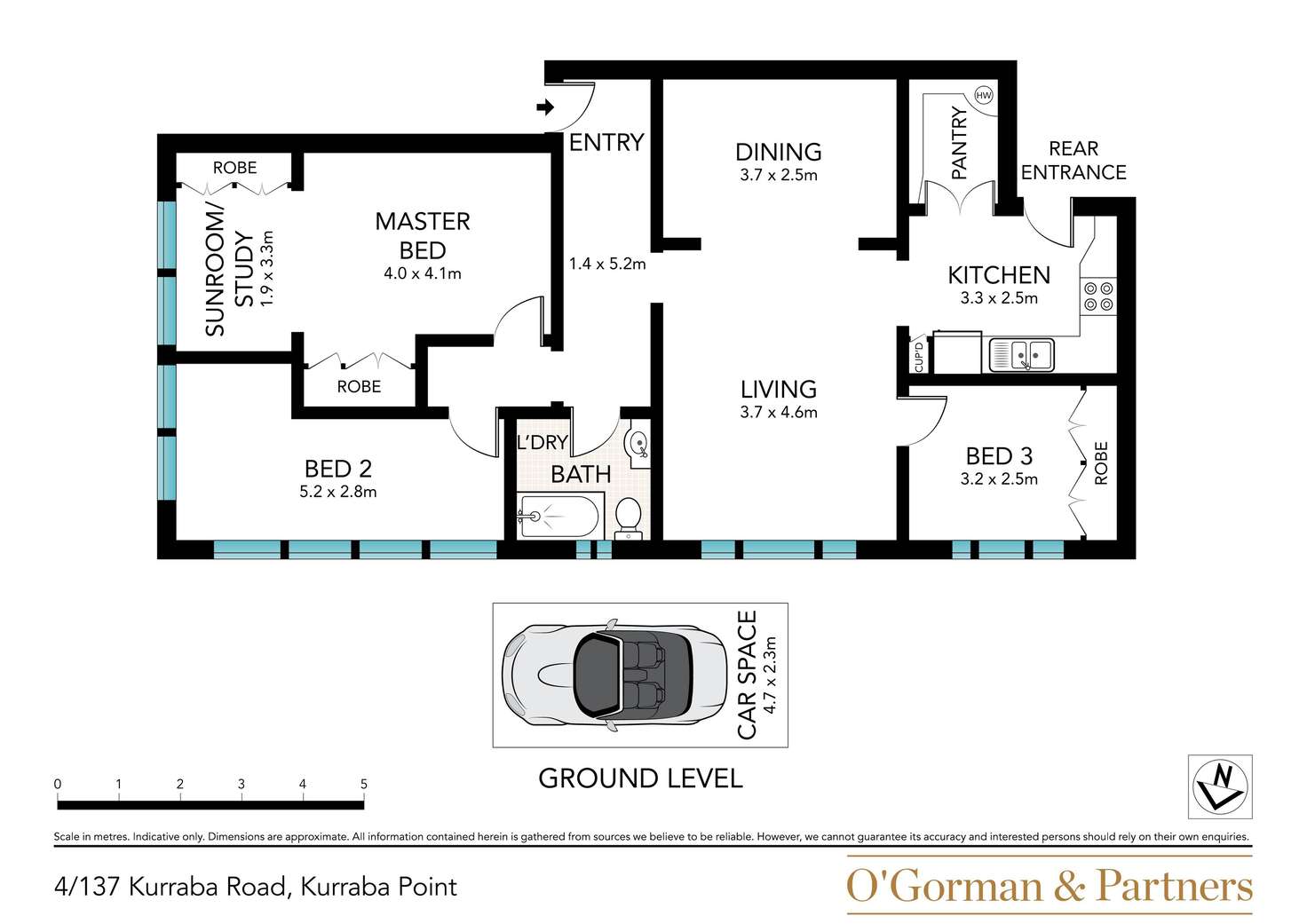 Floorplan of Homely apartment listing, 4/137 Kurraba Road, Kurraba Point NSW 2089