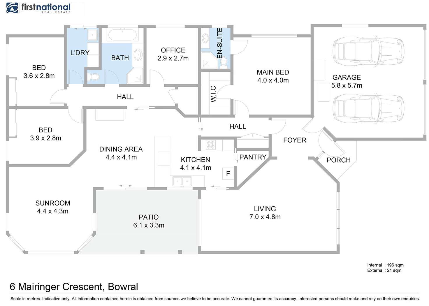 Floorplan of Homely house listing, 6 Mairinger Crescent, Bowral NSW 2576