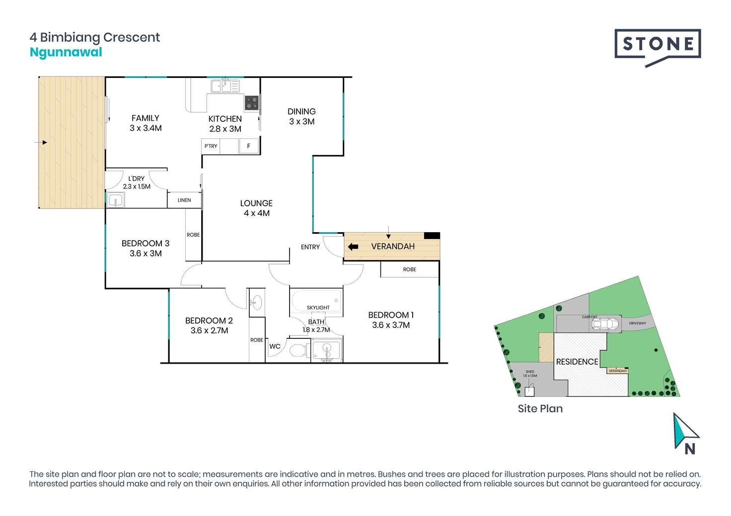 Floorplan of Homely house listing, 4 Bimbiang Crescent, Ngunnawal ACT 2913