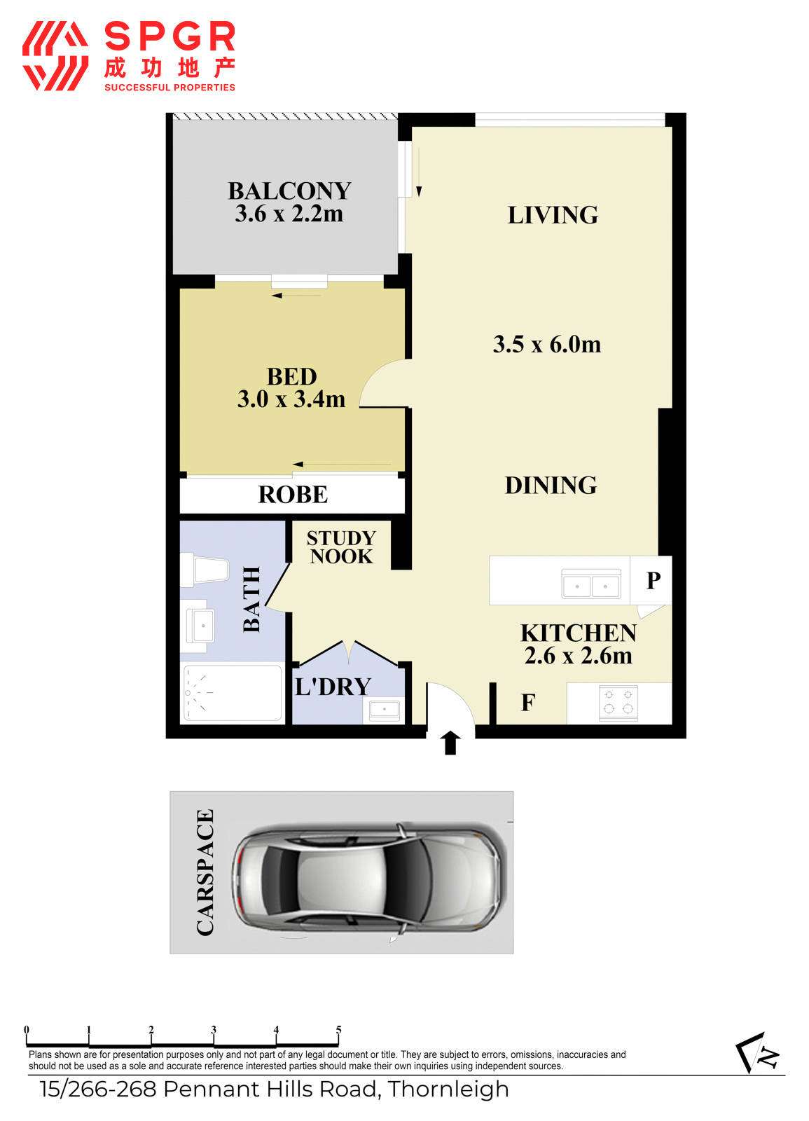 Floorplan of Homely apartment listing, 15/266 Pennant Hills Road, Thornleigh NSW 2120
