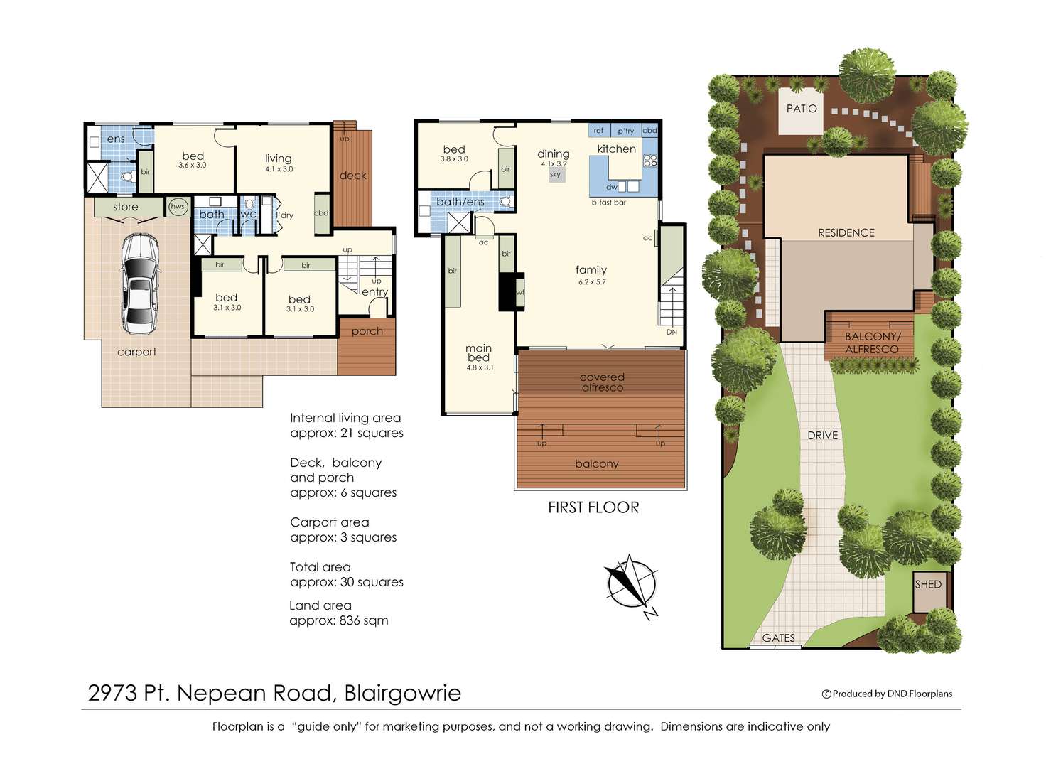 Floorplan of Homely house listing, 2973 Point Nepean Road, Blairgowrie VIC 3942