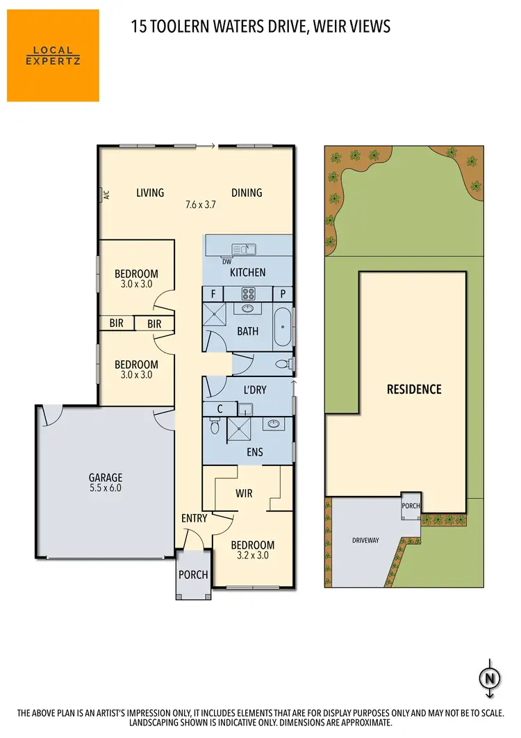 Floorplan of Homely house listing, 15 Toolern Waters Drive, Weir Views VIC 3338