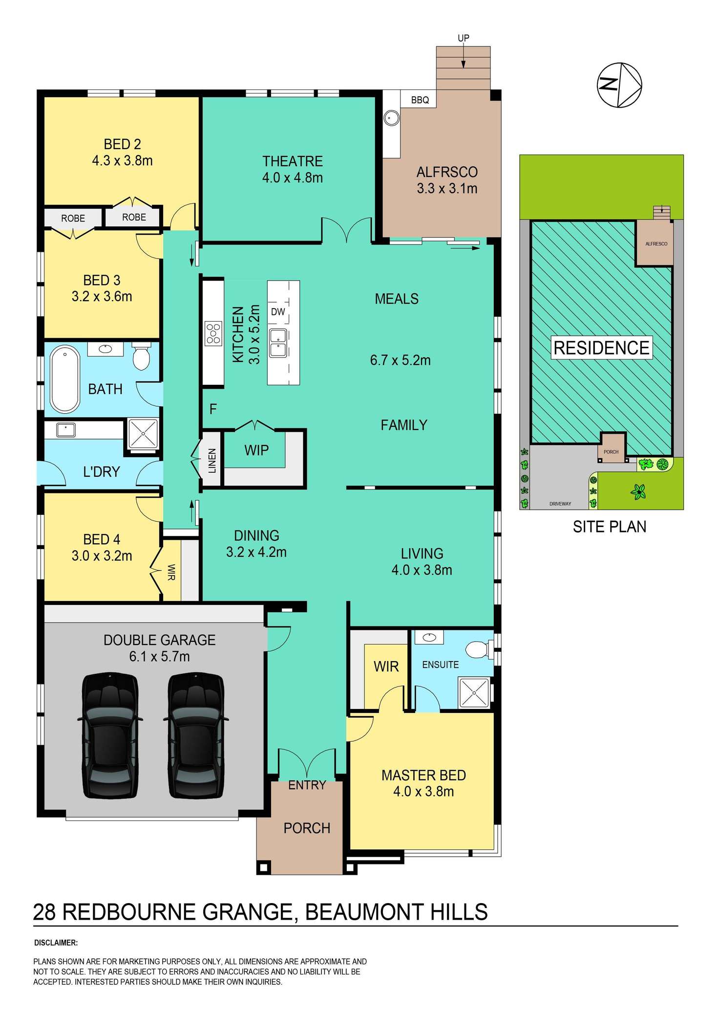 Floorplan of Homely house listing, 28 Redbourne Grange, Beaumont Hills NSW 2155