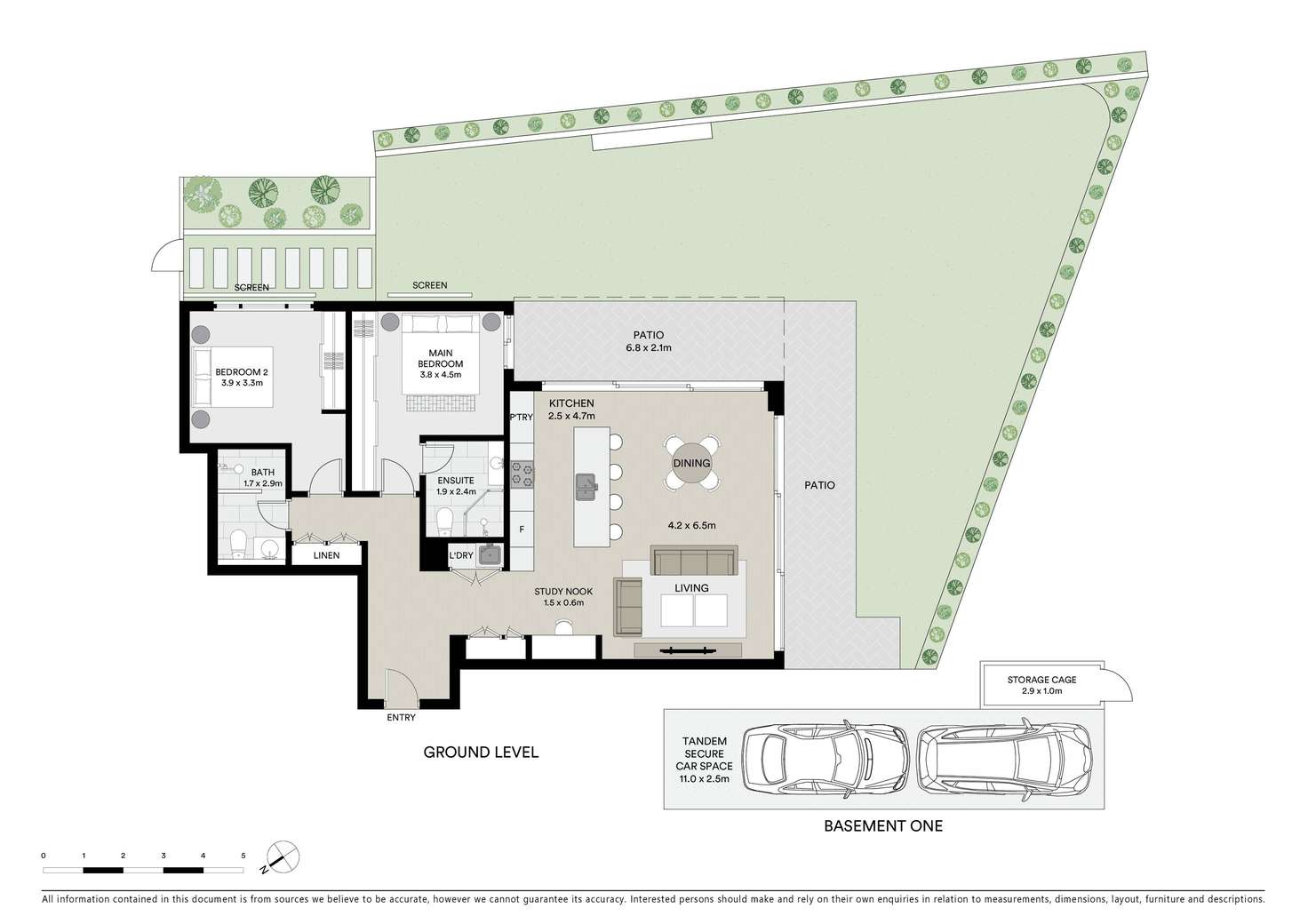 Floorplan of Homely apartment listing, 1/32 Northcote Street, Naremburn NSW 2065