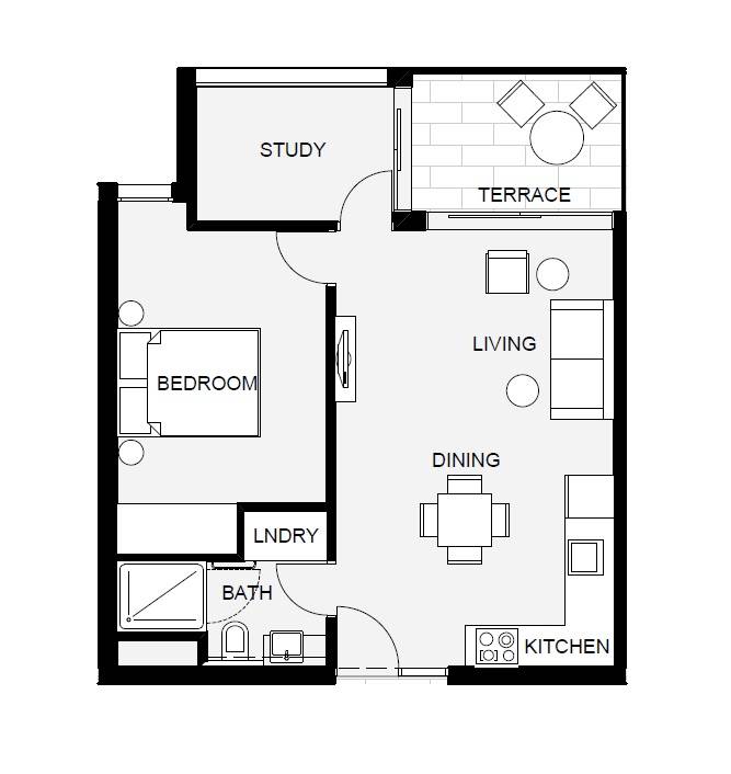 Floorplan of Homely apartment listing, 105/14 Eleanor Street, Footscray VIC 3011