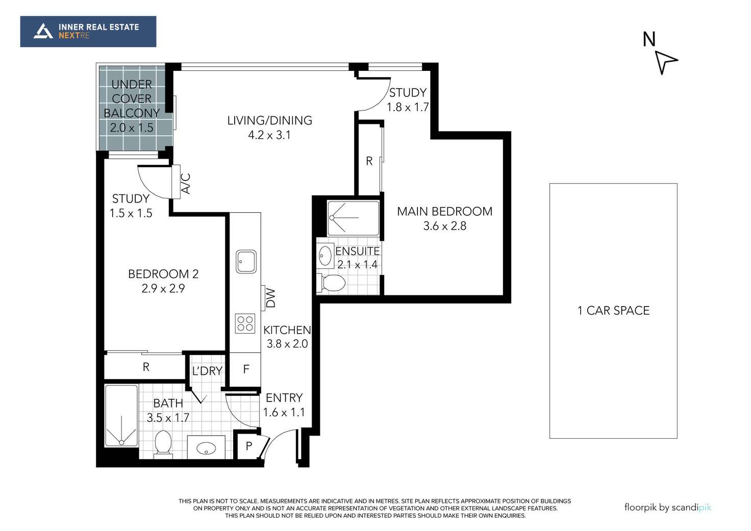Floorplan of Homely apartment listing, 2504/245 City Road, Southbank VIC 3006