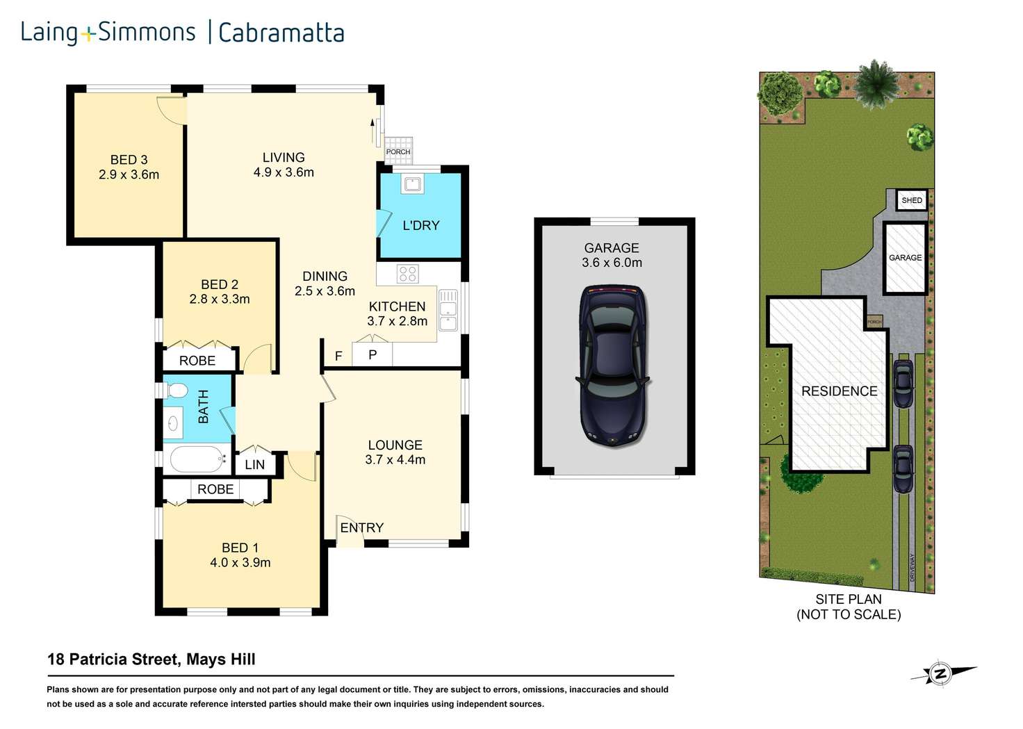 Floorplan of Homely house listing, 18 Patricia Street, Mays Hill NSW 2145