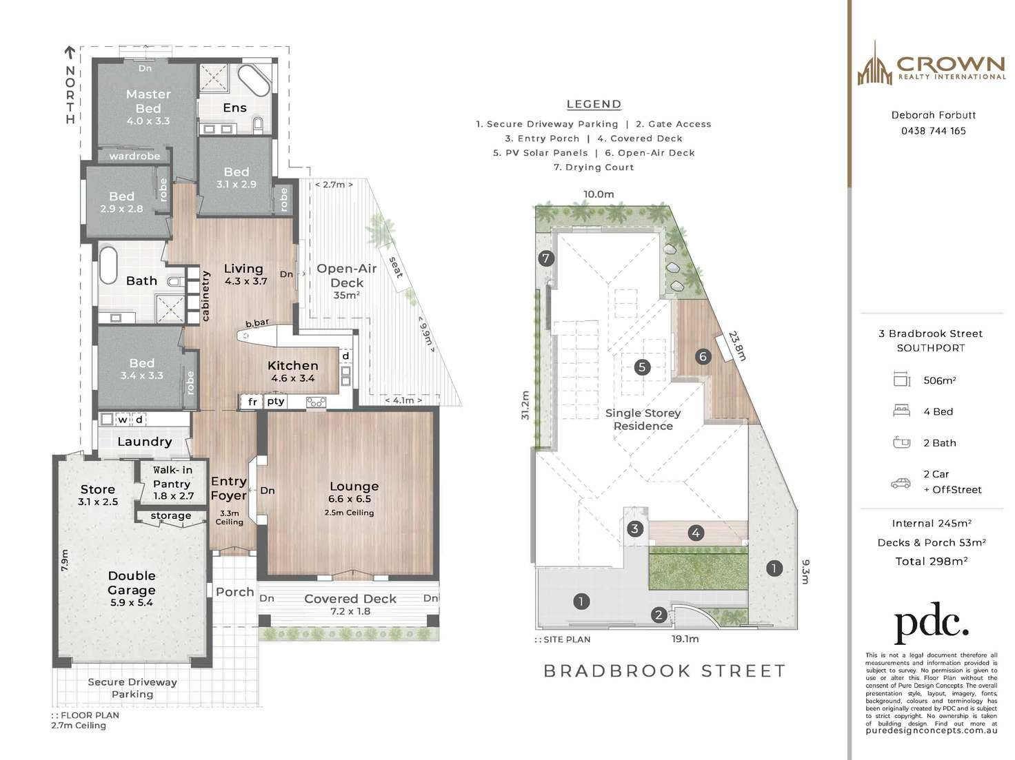 Floorplan of Homely house listing, 3 Bradbrook Street, Southport QLD 4215