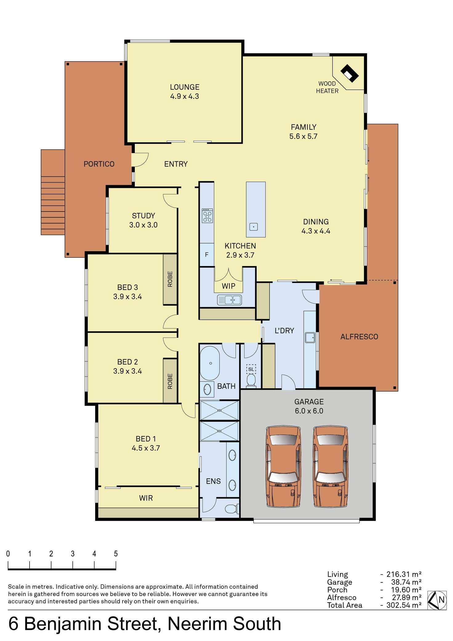 Floorplan of Homely house listing, 6 Benjamin Street, Neerim South VIC 3831
