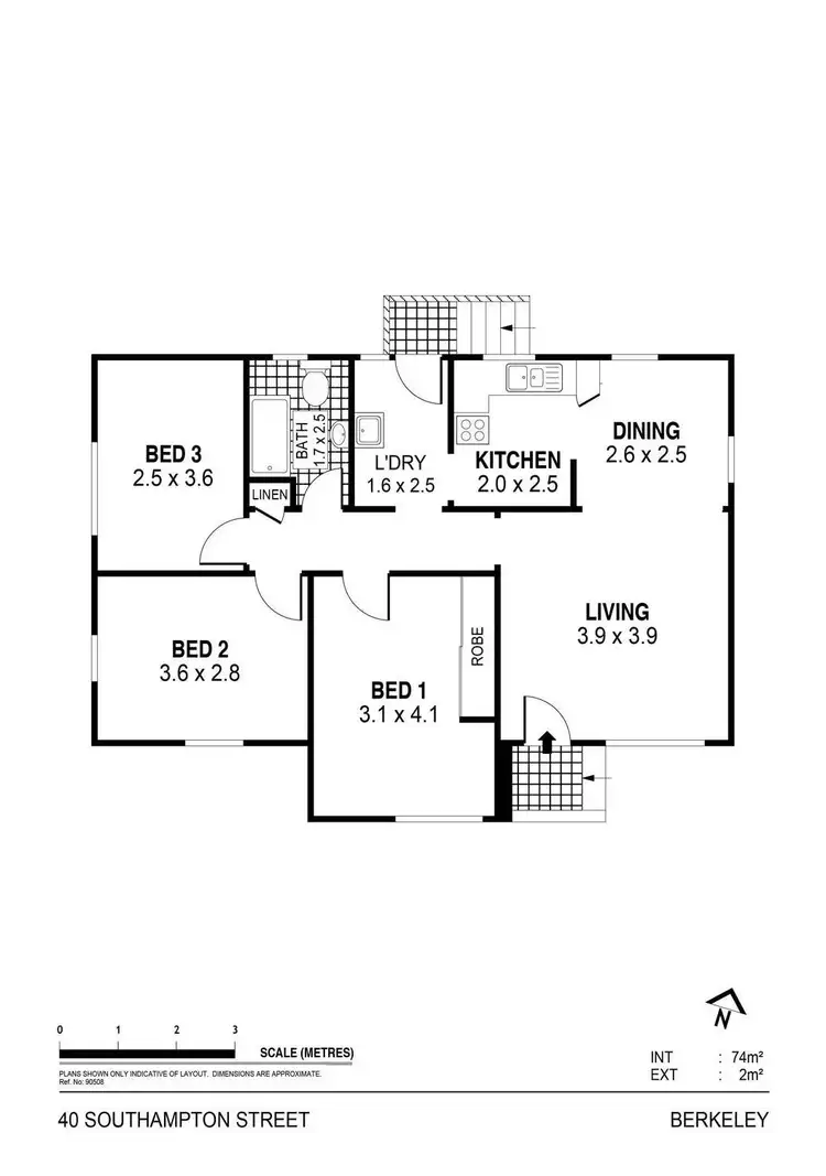 Floorplan of Homely house listing, 40 Southampton Street, Berkeley NSW 2506