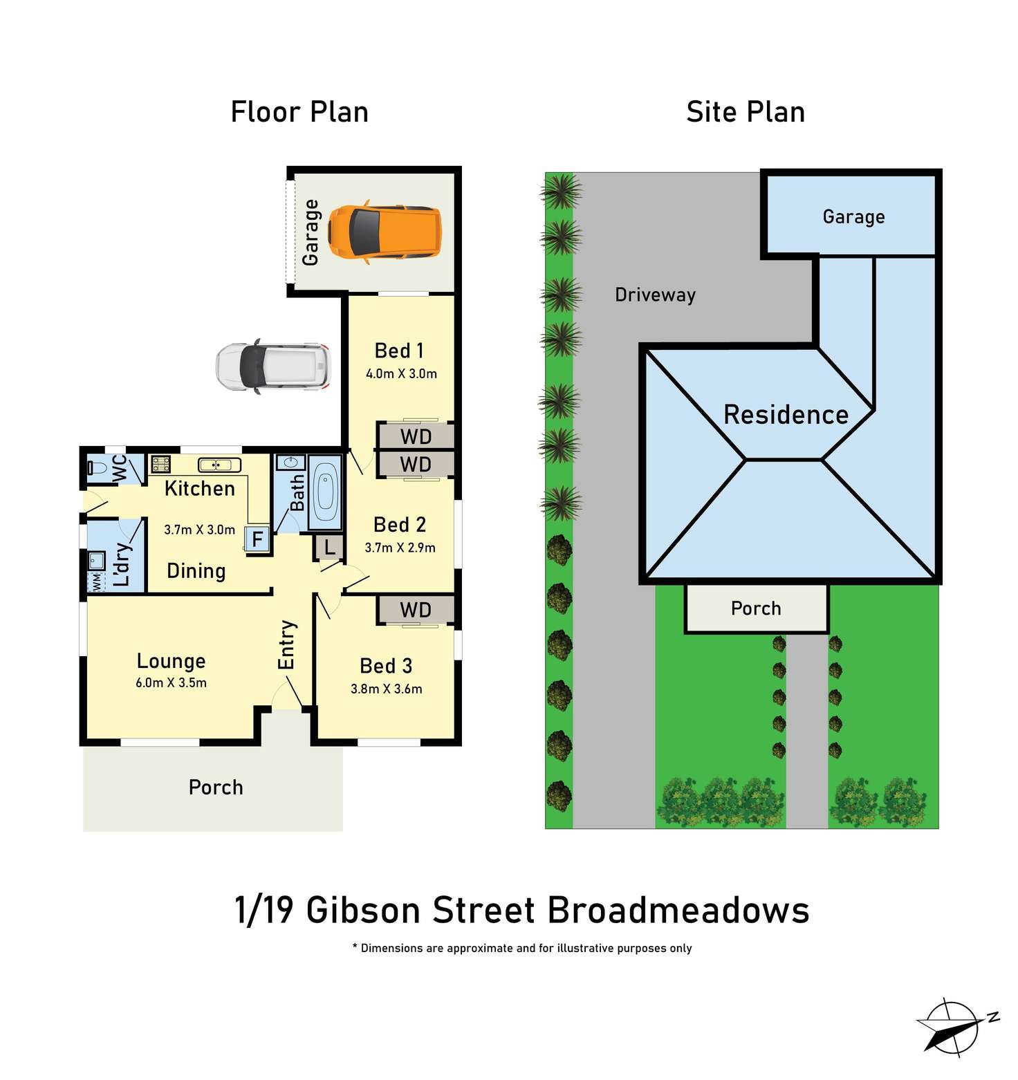 Floorplan of Homely blockOfUnits listing, 1/19 Gibson Street, Broadmeadows VIC 3047