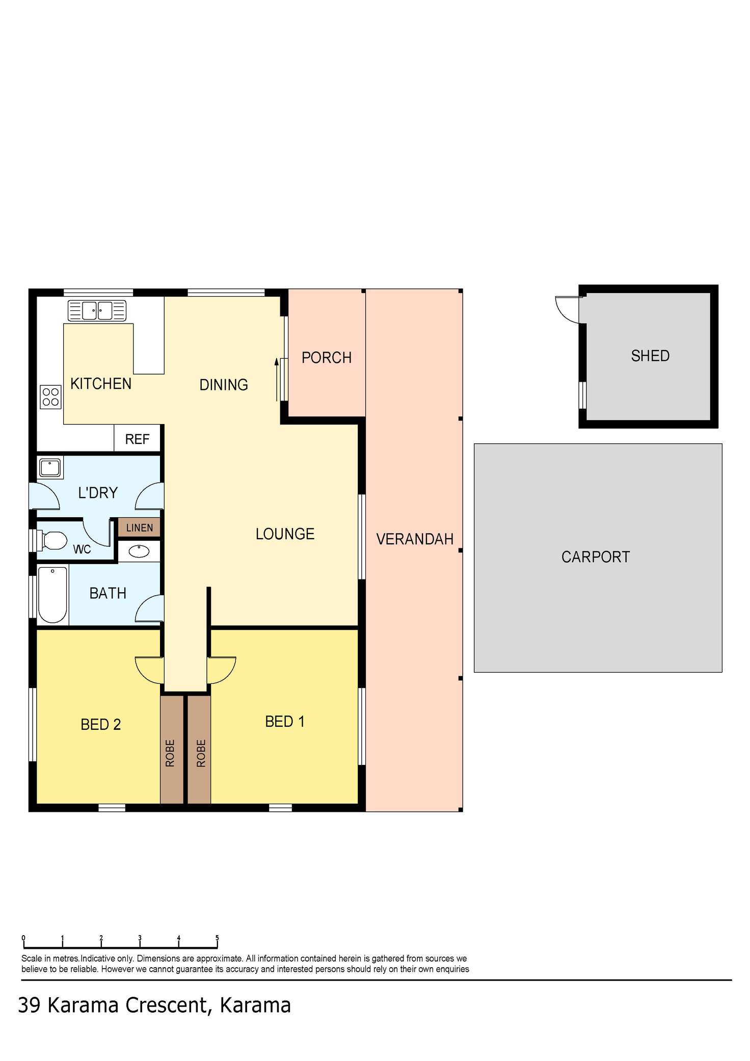 Floorplan of Homely house listing, 39 Karama Crescent, Karama NT 812