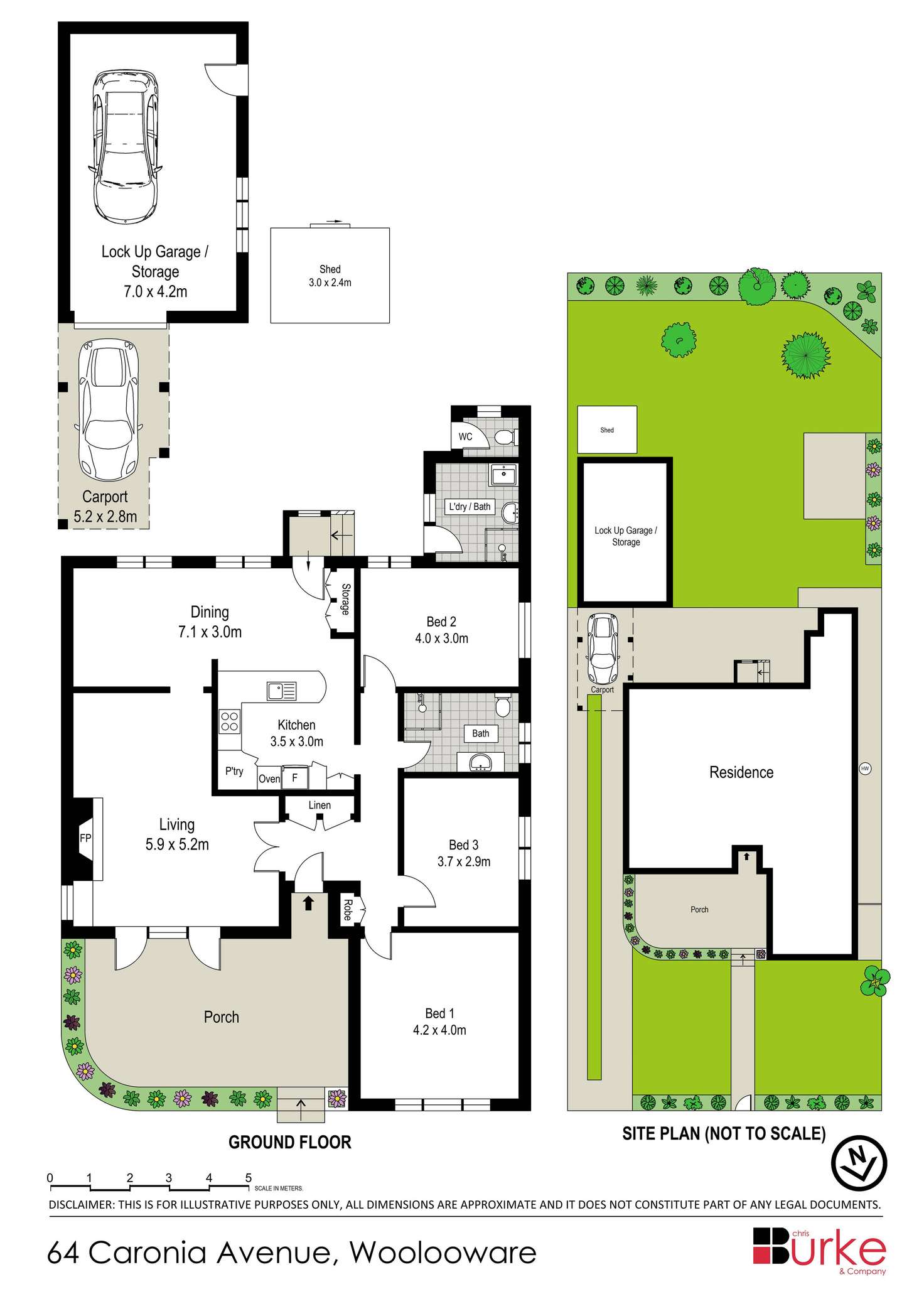 Floorplan of Homely house listing, 64 Caronia Avenue, Woolooware NSW 2230