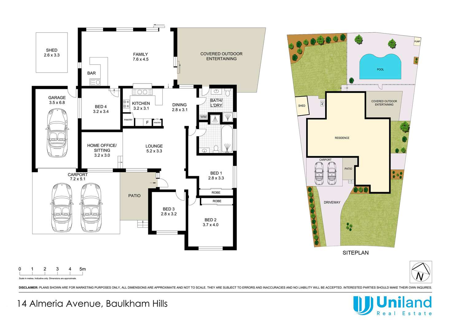 Floorplan of Homely house listing, 14 Almeria Avenue, Baulkham Hills NSW 2153