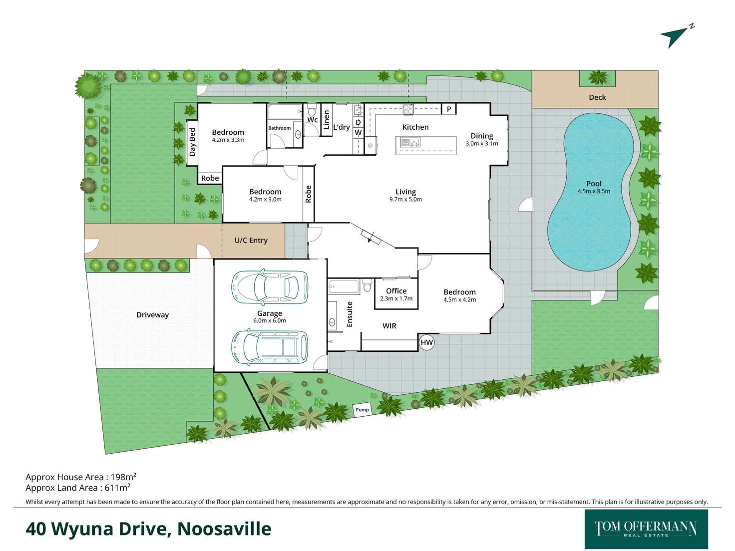 Floorplan of Homely house listing, 40 Wyuna Drive, Noosaville QLD 4566