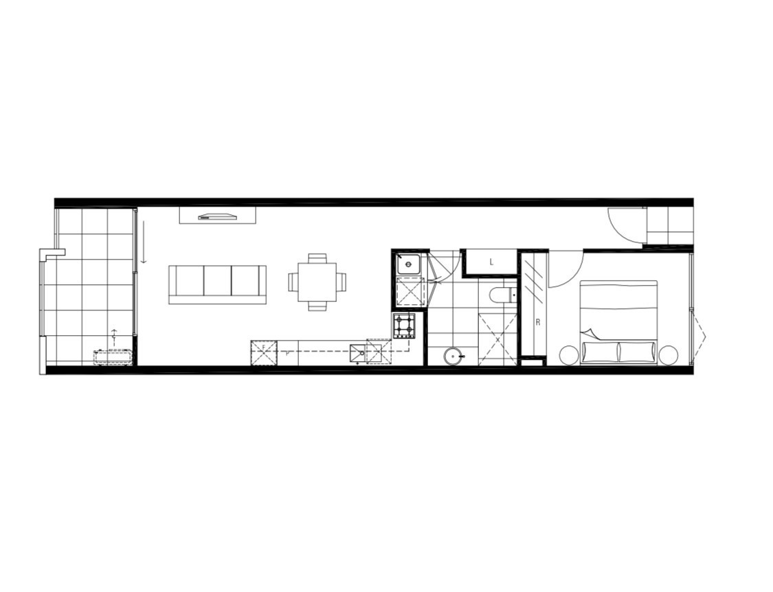 Floorplan of Homely apartment listing, 202A/168 Victoria Road, Northcote VIC 3070