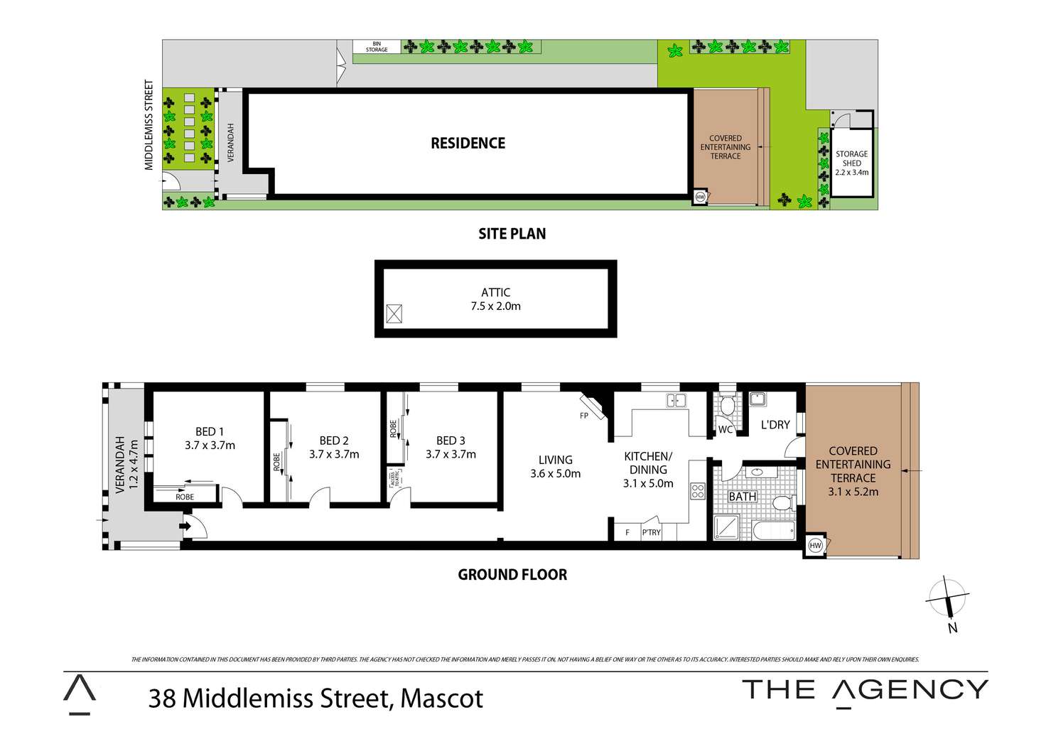 Floorplan of Homely house listing, 38 Middlemiss Street, Mascot NSW 2020