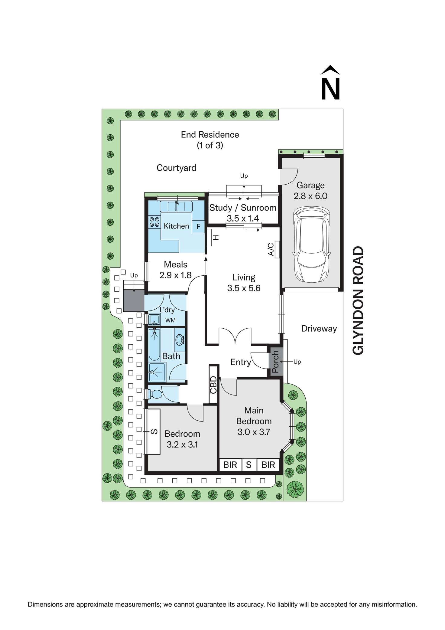 Floorplan of Homely unit listing, 3/21 Glyndon Road, Camberwell VIC 3124