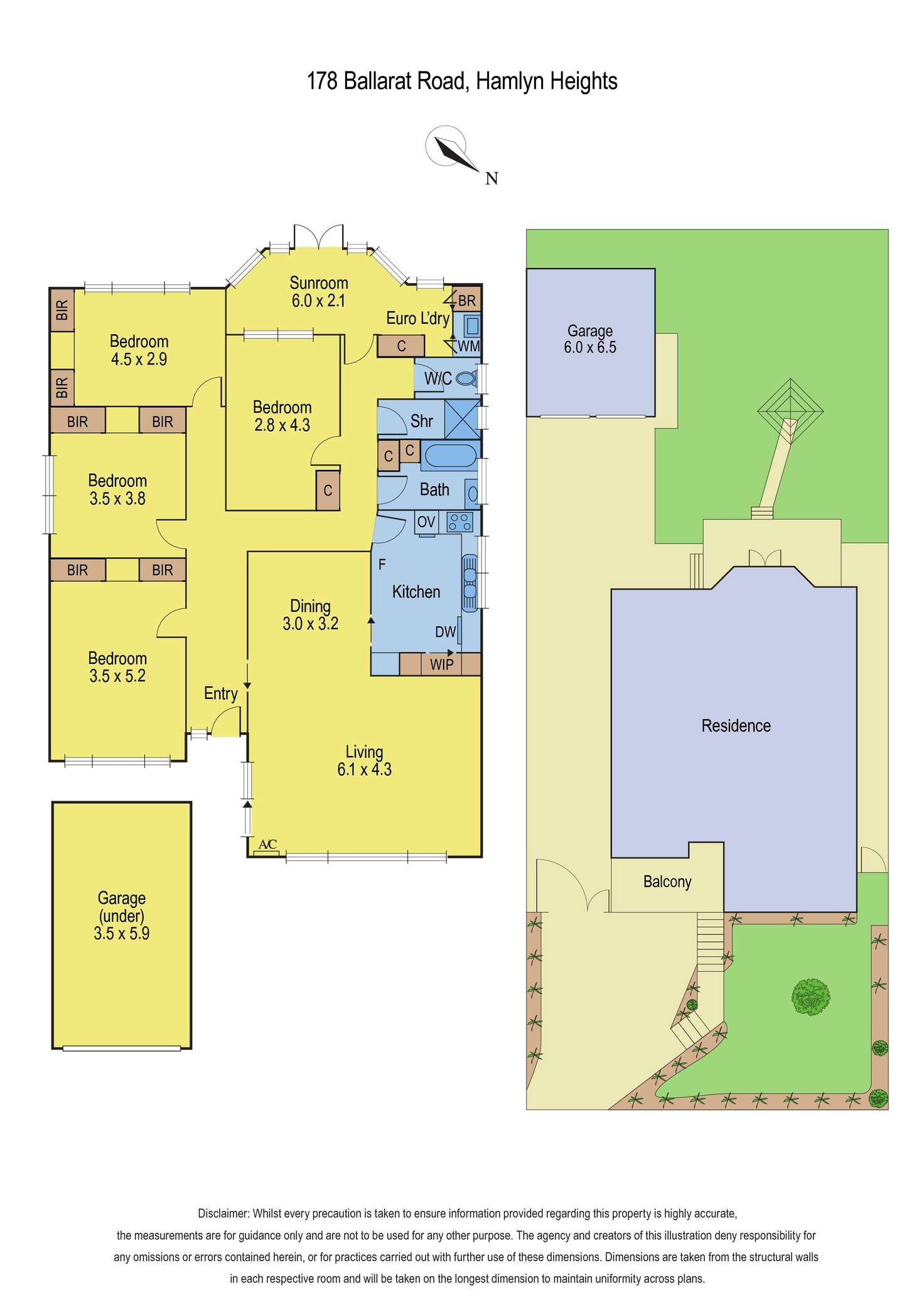 Floorplan of Homely house listing, 178 Ballarat Road, Hamlyn Heights VIC 3215