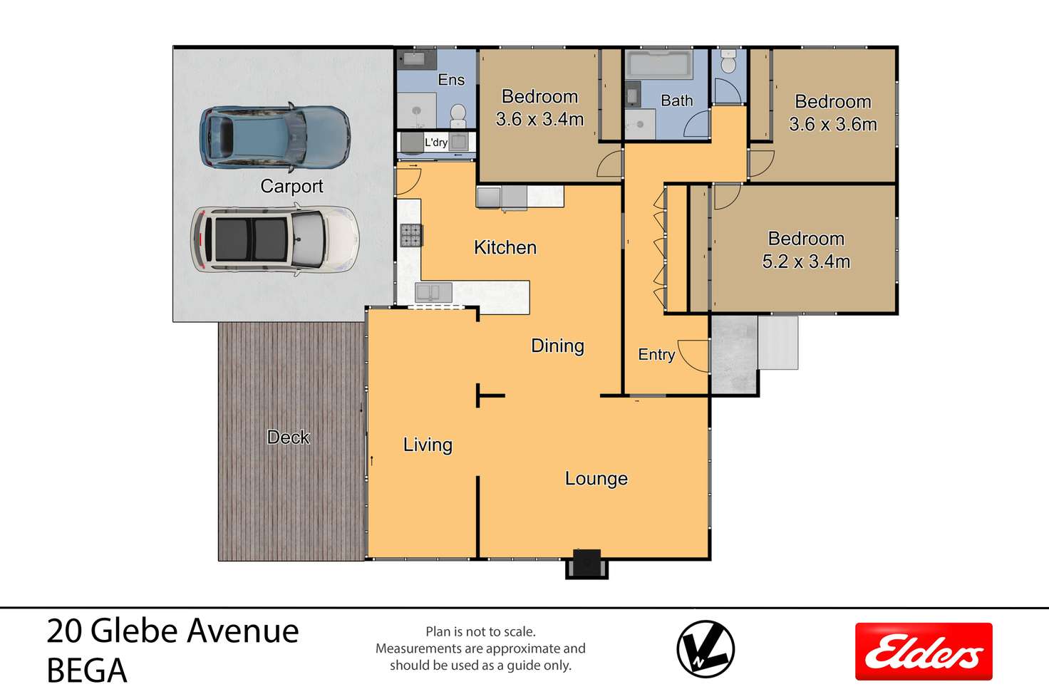 Floorplan of Homely house listing, 20 Glebe Avenue, Bega NSW 2550