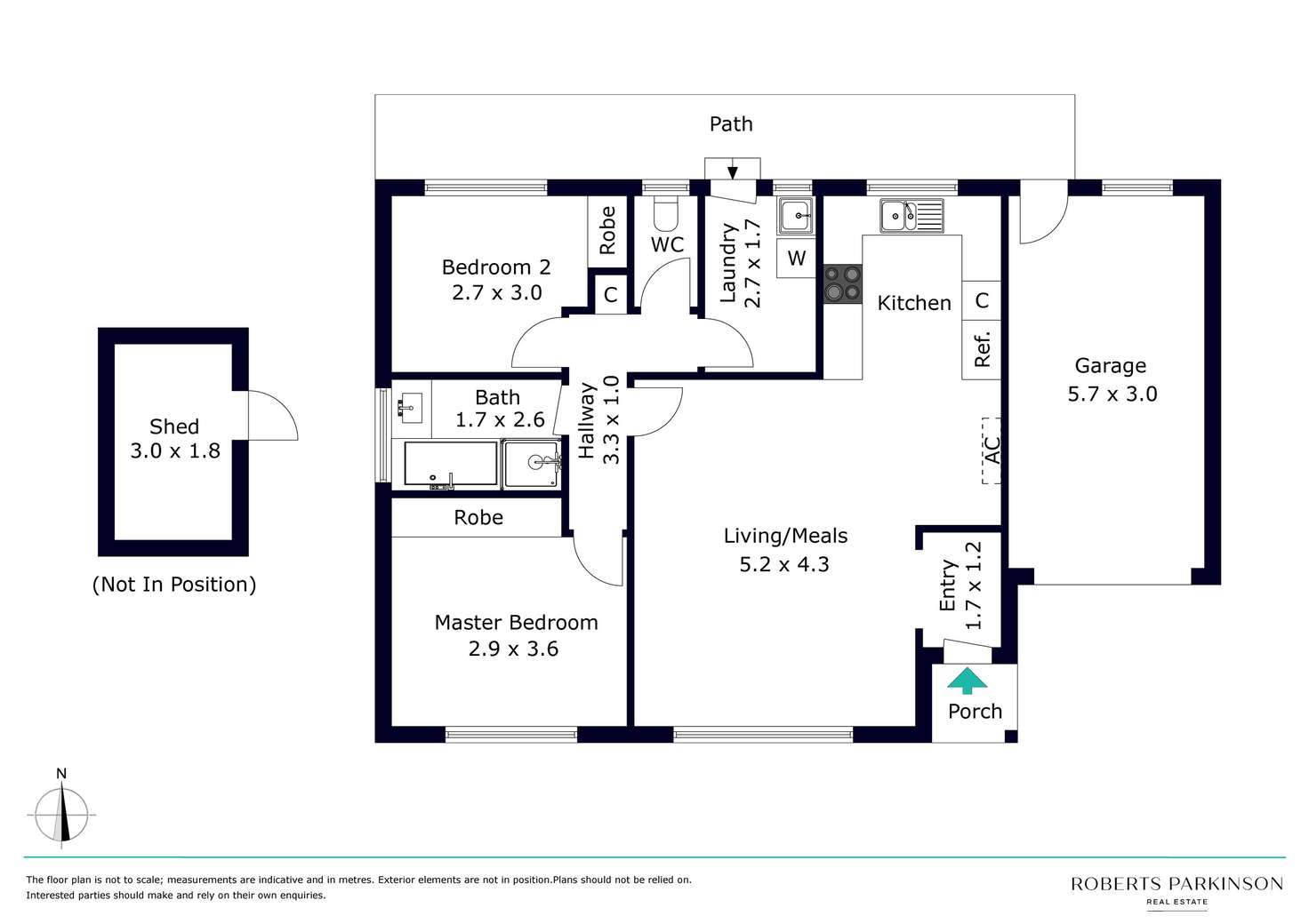 Floorplan of Homely unit listing, 5/10 Rankin Road, Hastings VIC 3915