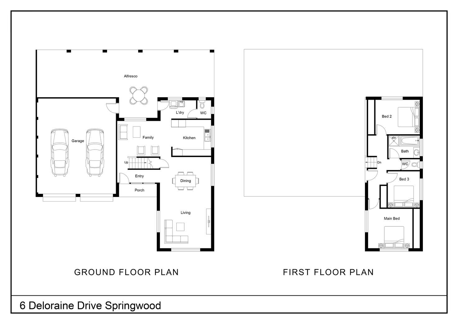 Floorplan of Homely house listing, 6 Deloraine Drive, Springwood QLD 4127