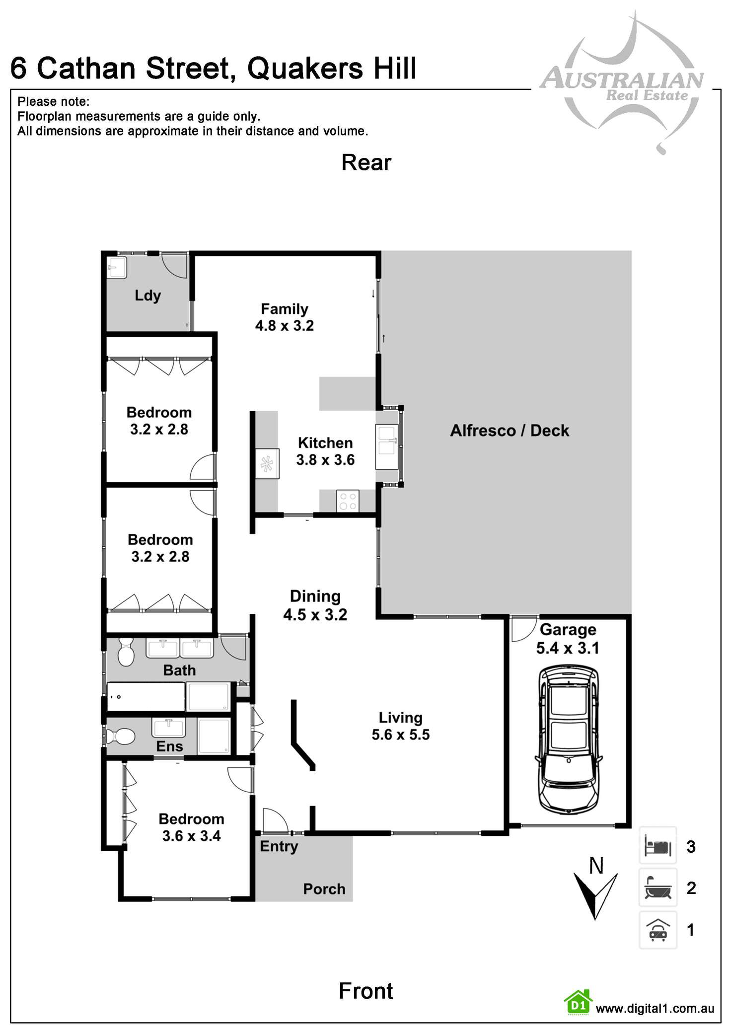 Floorplan of Homely house listing, 6 Cathan Street, Quakers Hill NSW 2763