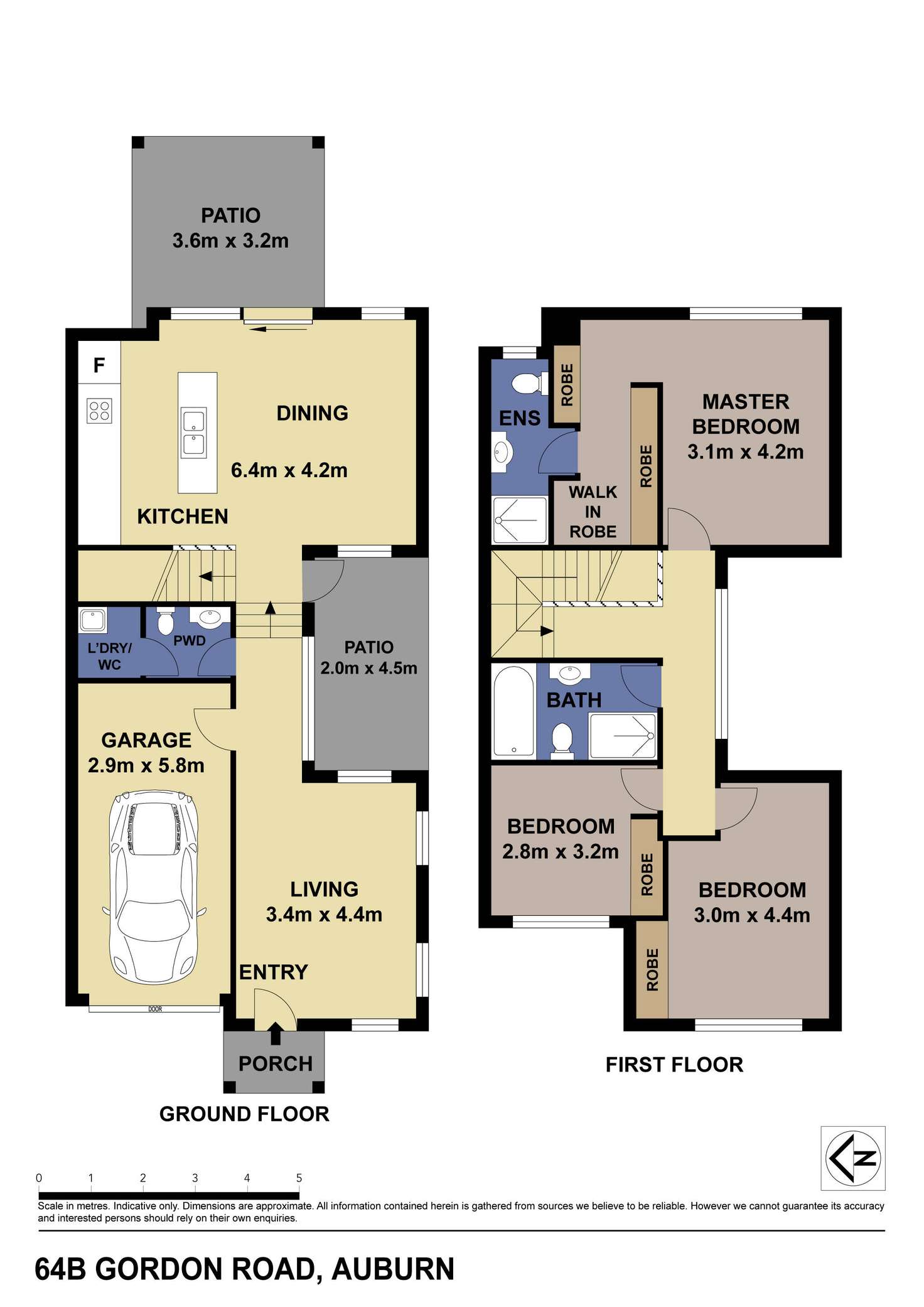 Floorplan of Homely house listing, 64B Gordon Road, Auburn NSW 2144