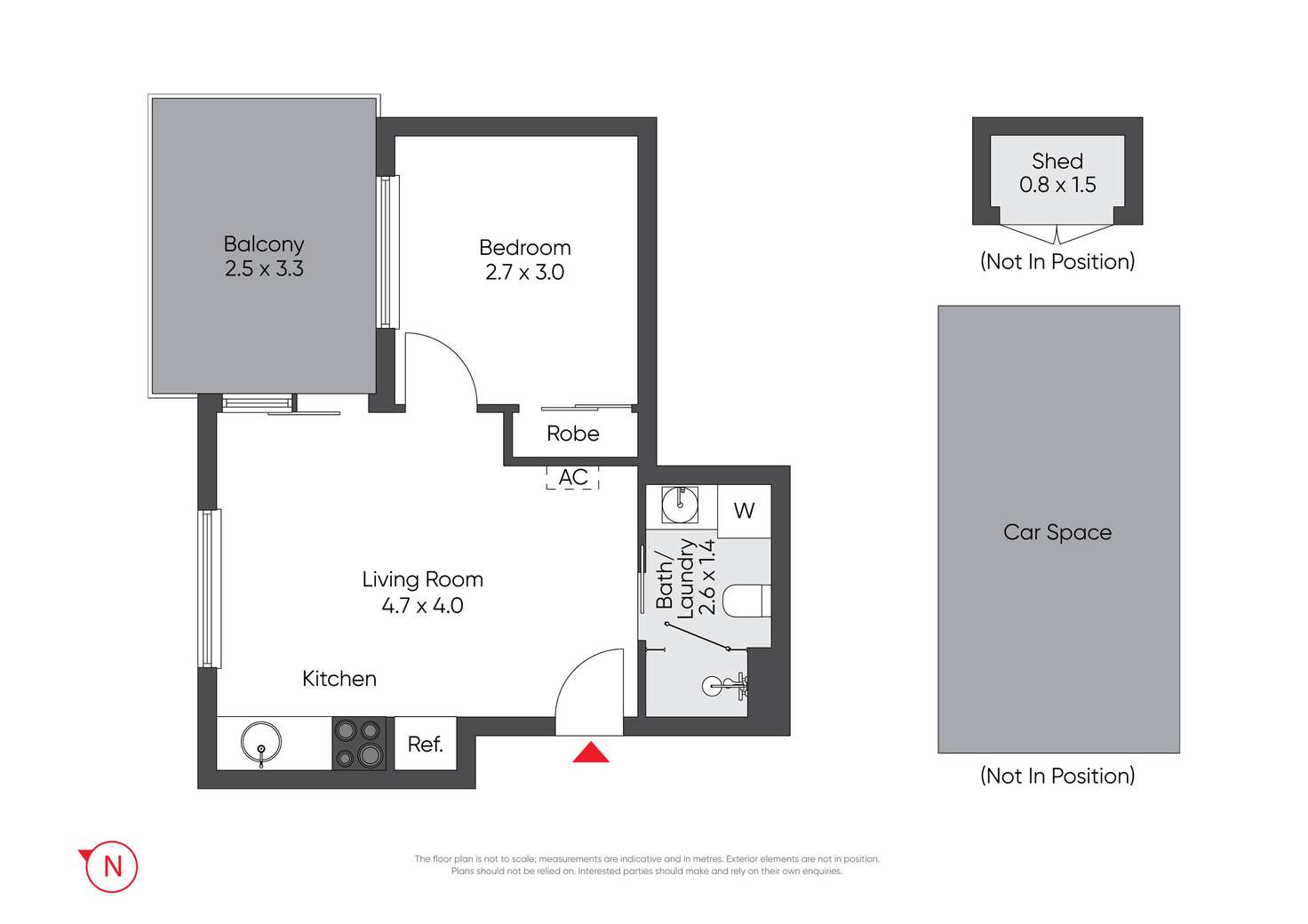 Floorplan of Homely apartment listing, 101/413 Geelong Road, Kingsville VIC 3012