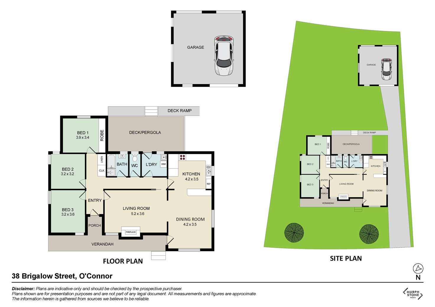 Floorplan of Homely house listing, 38 Brigalow Street, O'connor ACT 2602
